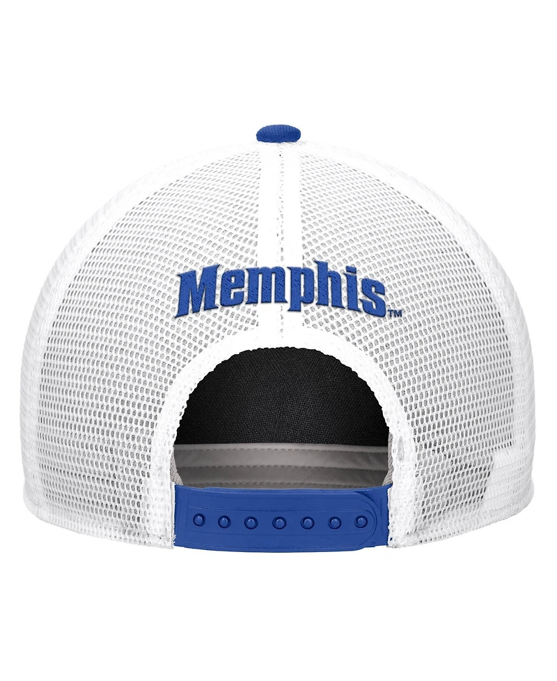 Nike Men's Royal Memphis Tigers 2026 On-Field Rope Adjustable Trucker Hat