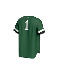 Gameday Greats Big Boys and Girls 1 Green Hawaii Rainbow Warriors Lightweight Collegiate Baseball Fashion Jersey