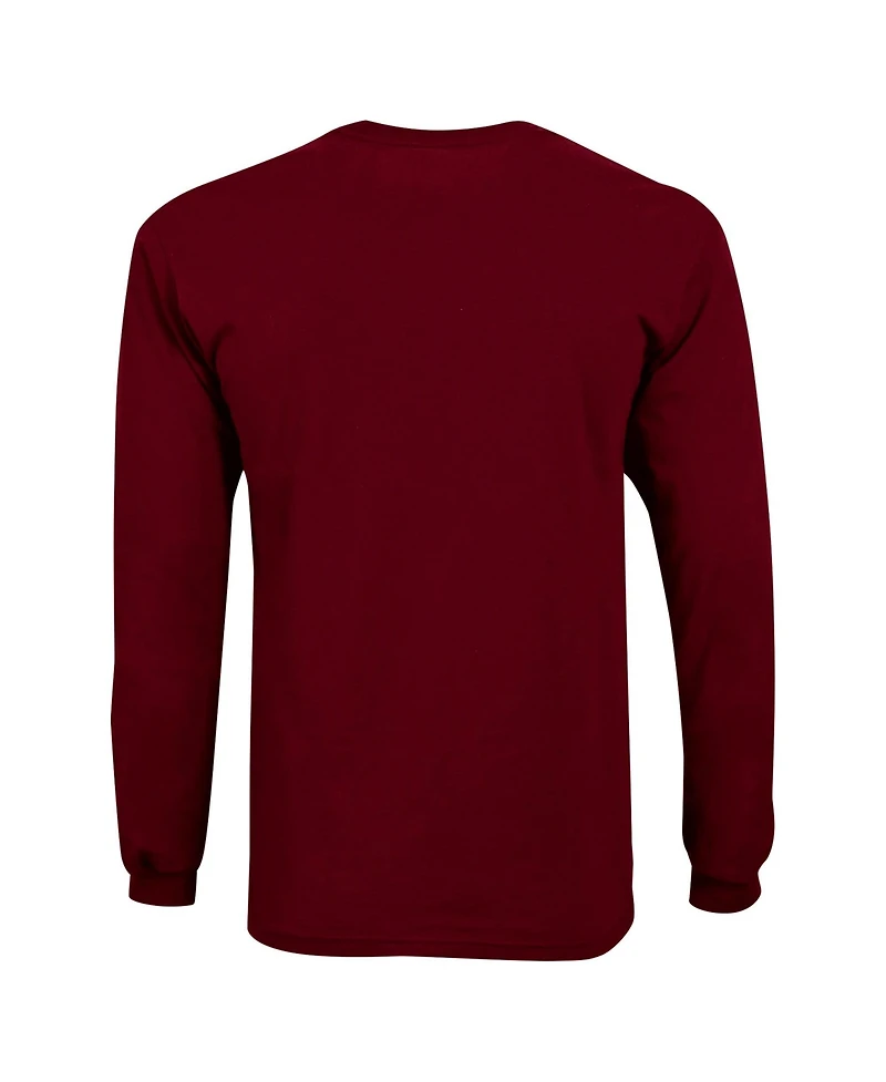 Champion Big Boys and Girls Maroon Mississippi State Bulldogs Distressed Arch Over Logo Long sleeves T-Shirt