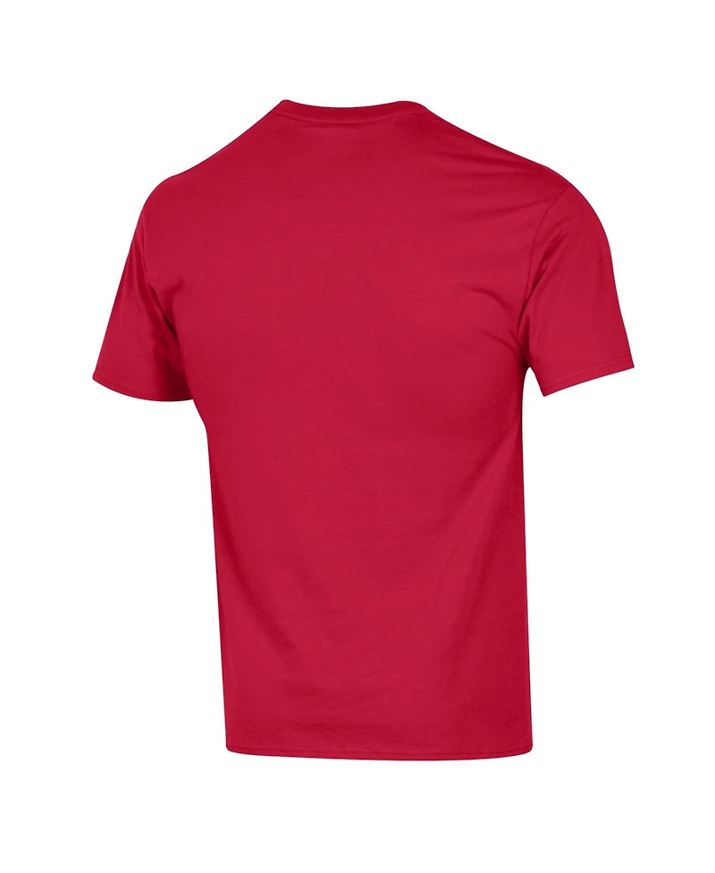 Champion Men's Champion Red Arizona Wildcats Arch Over Logo T-Shirt