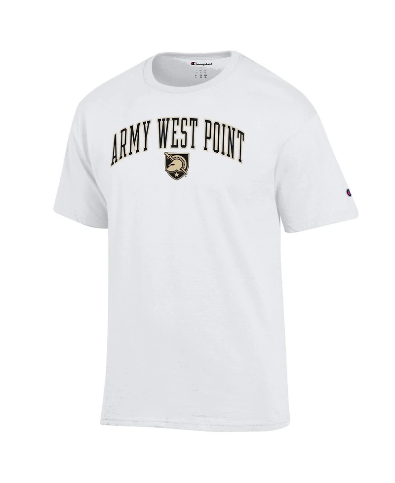 Champion Men's Champion White Army Black Knights Arch Over Logo T-Shirt