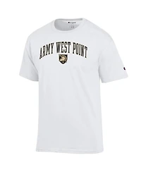 Champion Men's Champion White Army Black Knights Arch Over Logo T-Shirt