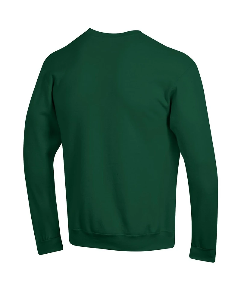 Champion Men's Champion Green Baylor Bears Arch Over Logo Pullover Sweatshirt
