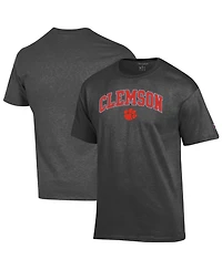 Champion Men's Champion Charcoal Clemson Tigers Arch Over Logo T-Shirt