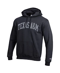 Champion Men's Black Texas A&M Aggies Basic Arch Fleece Pullover Hoodie