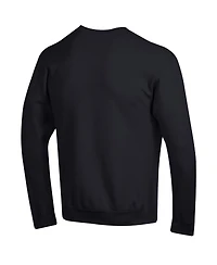 Champion Men's Black Texas Tech Red Raiders Basic Arch Fleece Pullover Sweatshirt