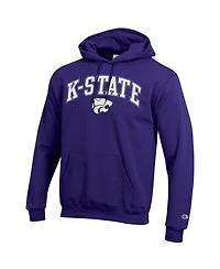 Champion Men's Champion Purple Kansas State Wildcats Arch Over Logo Pullover Hoodie