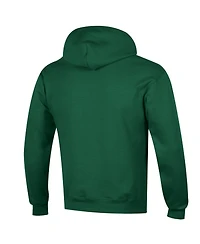 Champion Men's Green Miami Hurricanes Basic Arch Fleece Pullover Hoodie