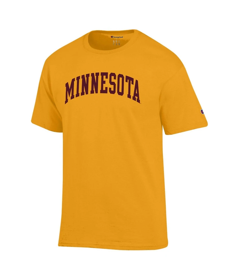Champion Men's Gold Minnesota Golden Gophers Basic Arch T-Shirt