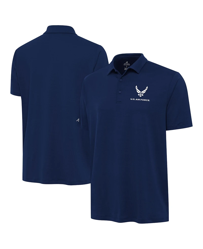 Antigua Men's Navy Air Force Reprocess Polo Shirt