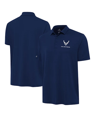 Antigua Men's Navy Air Force Reprocess Polo Shirt