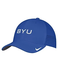 Nike Men's Royal Byu Cougars 2026 On-Field AeroBill SwooshFlex Dri-fit Hat