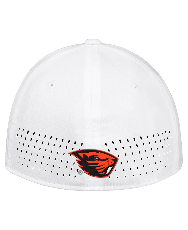 Nike Men's White Oregon State Beavers 2026 On-Field AeroBill SwooshFlex Dri-fit Hat