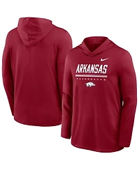 Nike Men's Cardinal Arkansas Razorbacks 2026 Sideline Dri-fit Lightweight Hoodie