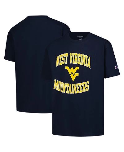 Champion Big Boys and Girls Navy West Virginia Mountaineers Circling Team Jersey T-Shirt