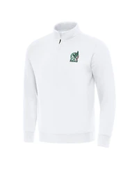 Antigua Men's White Mexico National Team Landslide Quarter-Zip Pullover Sweatshirt