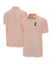 Antigua Men's Orange Illinois Fighting Illini Pave Polo Shirt
