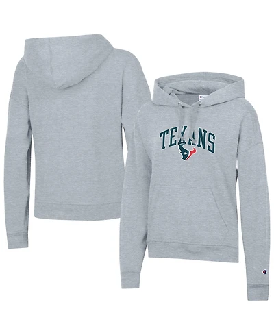 Champion Women's Heather Gray Houston Texans Power Blend Hoodie