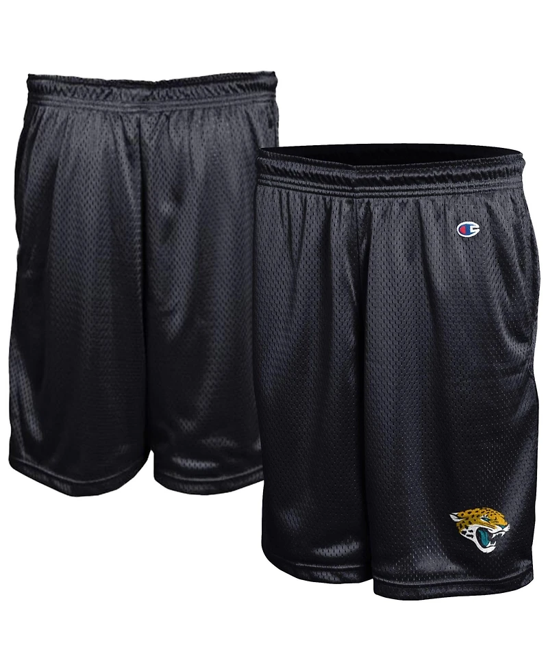 Champion Men's Black Jacksonville Jaguars Classic Mesh Shorts