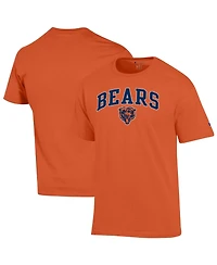 Champion Men's Orange Chicago Bears Arch Over Logo T-Shirt