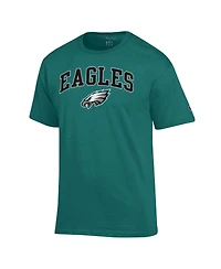 Champion Men's Midnight Green Philadelphia Eagles Arch Over Logo T-Shirt