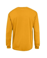 Champion Men's Gold Pittsburgh Steelers Arch Over Logo Long sleeves T-Shirt
