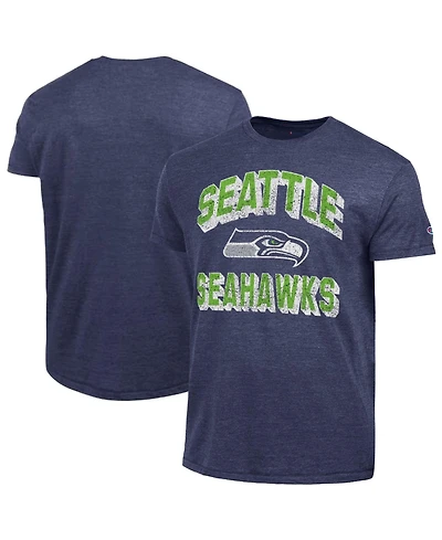 Champion Men's College Navy Seattle Seahawks Ultimate Tri-Blend T-Shirt