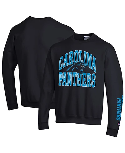 Champion Men's Black Carolina Panthers Powerblend Fleece Sweatshirt