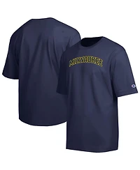 Champion Men's Navy Milwaukee Brewers All Star Chenille Wordmark T-Shirt