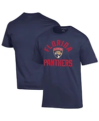 Champion Men's Navy Florida Panthers Primary Logo Jersey T-Shirt