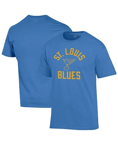 Champion Men's Blue St. Louis Blues Primary Logo Jersey T-Shirt