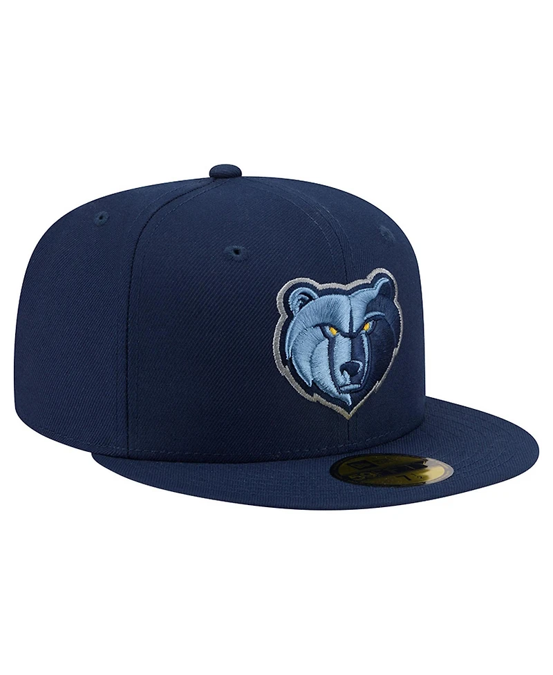 New Era Men's Navy Memphis Grizzlies Team 59FIFTY Fitted Hat