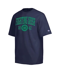 Champion Men's Navy Notre Dame Fighting Irish Established Tradition Heavyweight T-Shirt