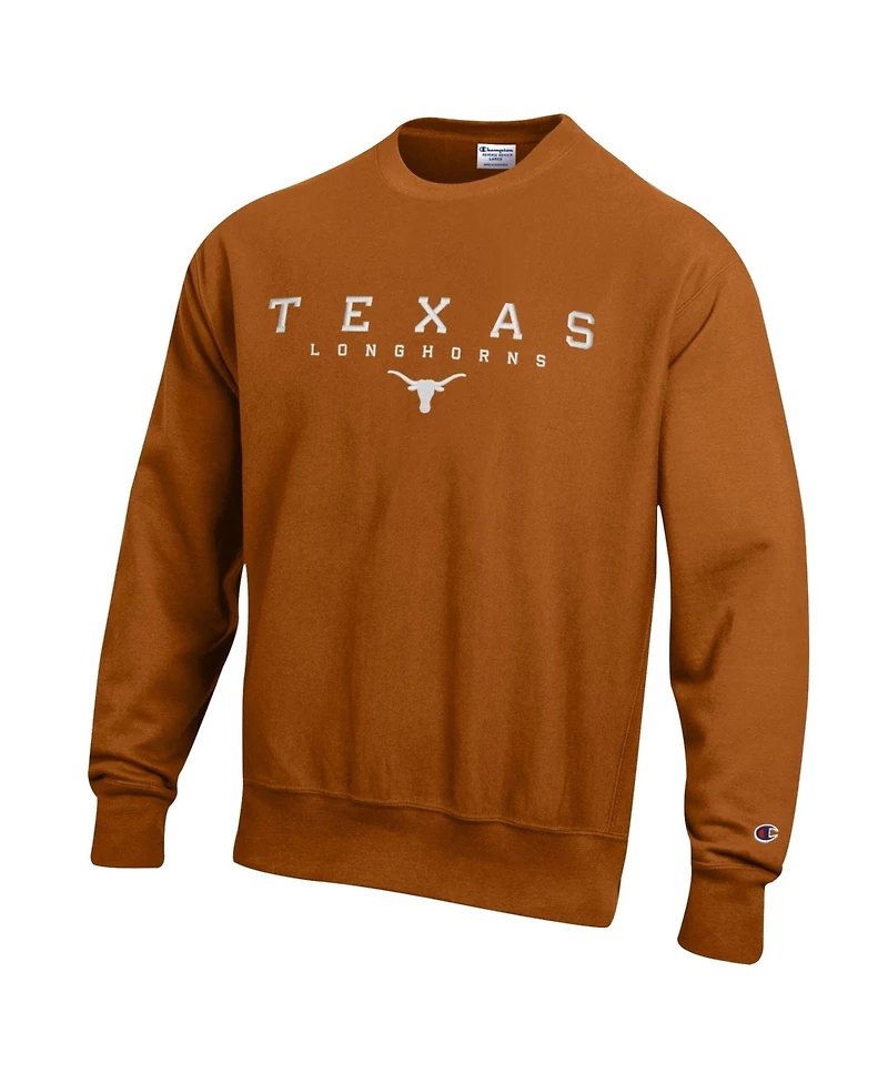 Champion Men's Texas Orange Longhorns Relentless Reverse Weave Sweatshirt