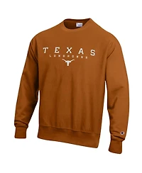 Champion Men's Texas Orange Longhorns Relentless Reverse Weave Sweatshirt