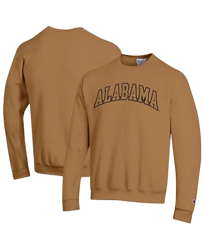 Champion Men's Brown Alabama Crimson Tide Latte Fleece Sweatshirt