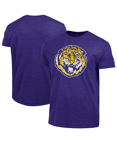 Champion Men's Purple Lsu Tigers Vintage Triumph Tri-Blend T-Shirt