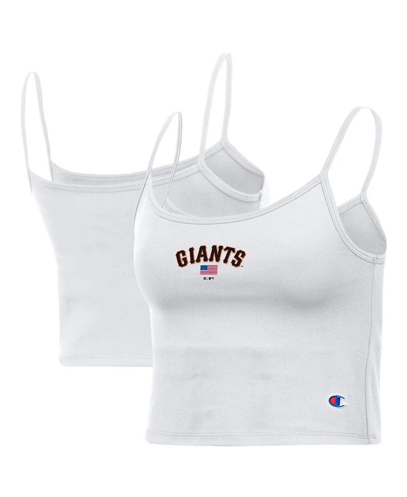 Champion Women's San Francisco Giants Built-in Bra Scoop Neck Tank Top
