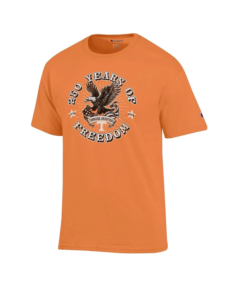 Champion Men's Tennessee Orange Volunteers Americana 250 Years of Freedom Tonal T-Shirt