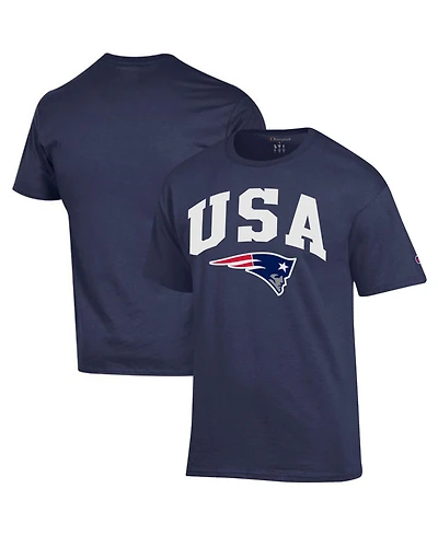 Champion Men's Navy New England Patriots Americana T-Shirt