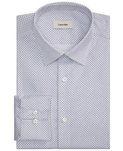 Calvin Klein Men's Cotton Stretch Slim-Fit Dress Shirt