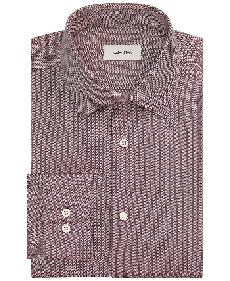 Calvin Klein Men's Performance Wrinkle-Free Regular-Fit Dress Shirt