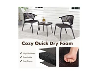 Boyel Living Patio Rattan Furniture Set for Backyard Poolside