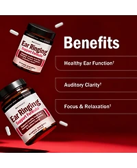 BioSchwartz Ear Support Formula with Vitamins C, D, B1 and Lemon Bioflavonoid Complex, 90 Capsules
