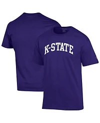Champion Men's Purple Kansas State Wildcats Basic Arch T-Shirt