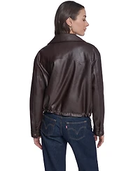 Levi's Women's Western Yoke Bubble Hem Bomber Jacket