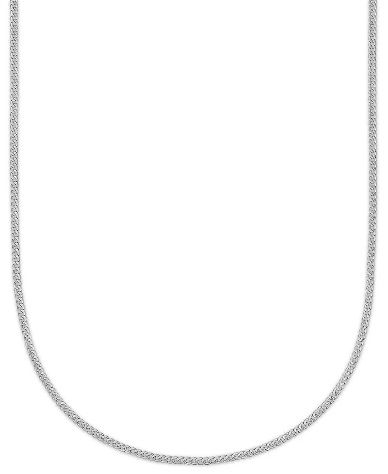 Macy's Double-Sided Cuban Link Chain 22" Necklace 10k Yellow Gold (4mm)