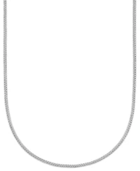 Macy's Double-Sided Cuban Link Chain 22" Necklace 10k Yellow Gold (4mm)