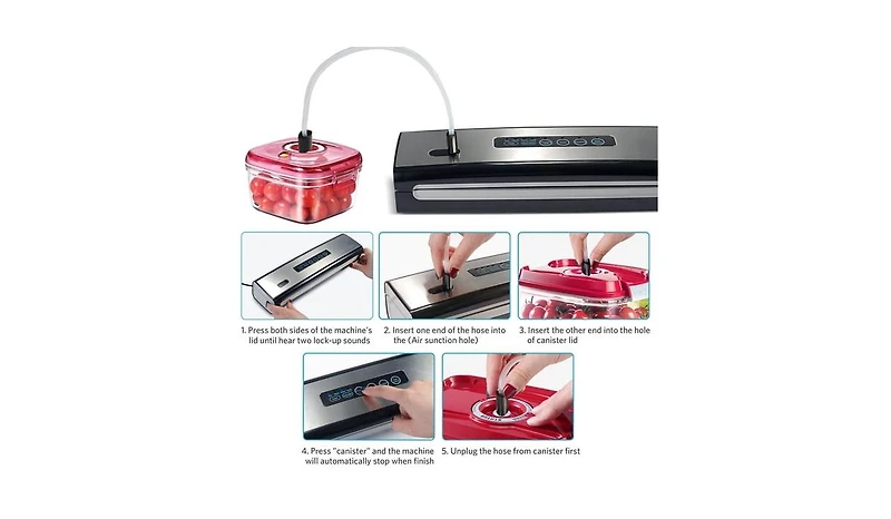 Cowin Cordless Vacuum Sealer Machine Rechargeable Build in Cutter