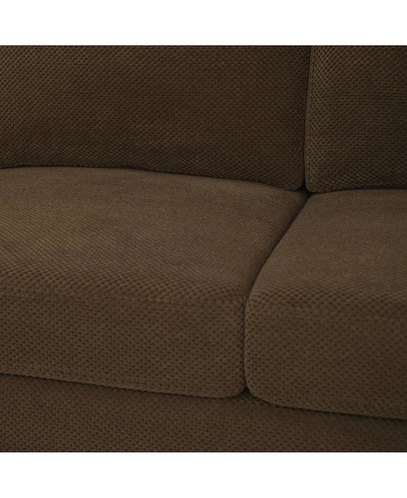 Streamdale Furniture U-Shaped Dual Chaise Sofa with Upholstered Armrests
